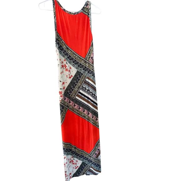 Lily Aldridge for Velvet Sleeveless Boho Patterned Maxi Dress Size XS - Picture 3 of 5